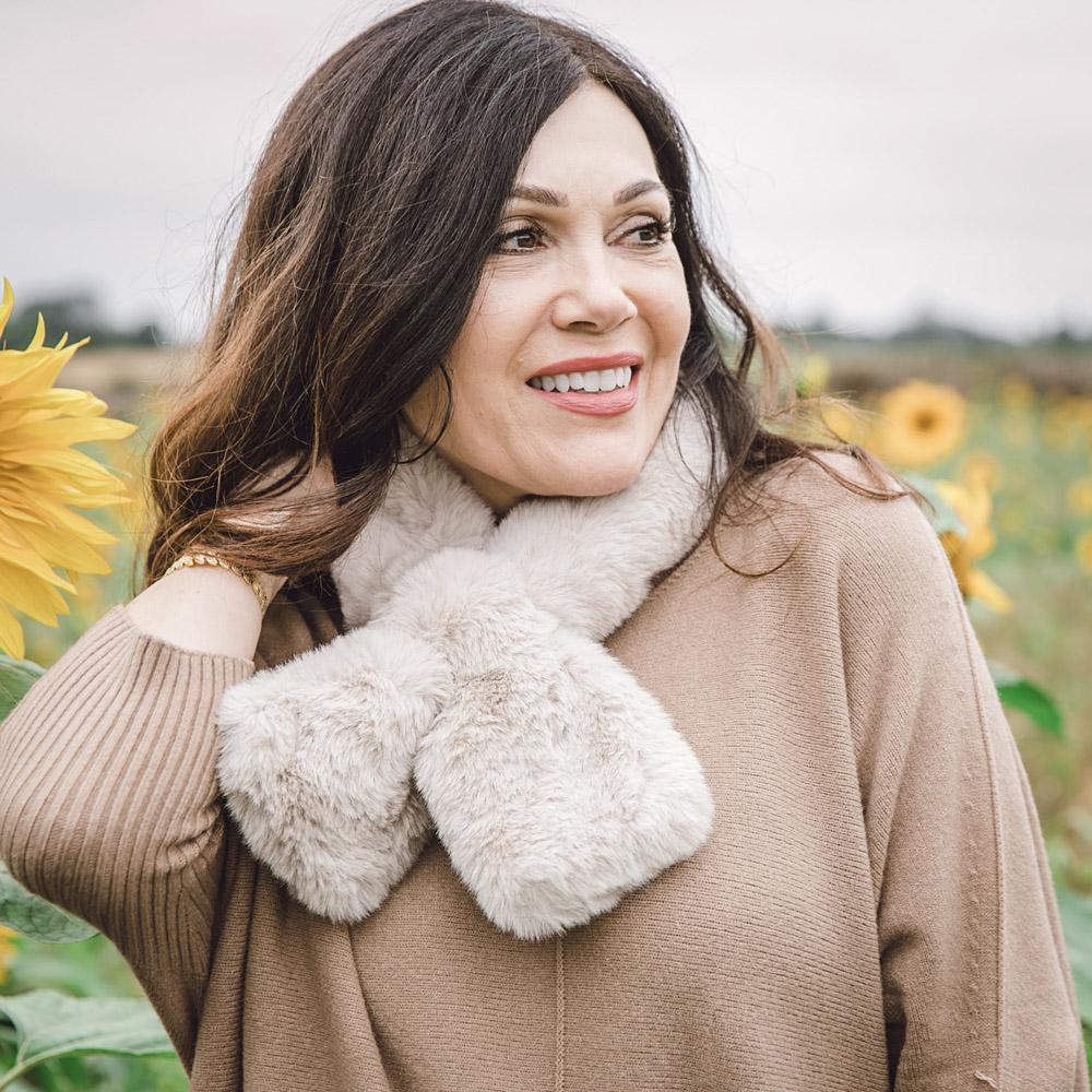 Faux Fur Scarf - various colours