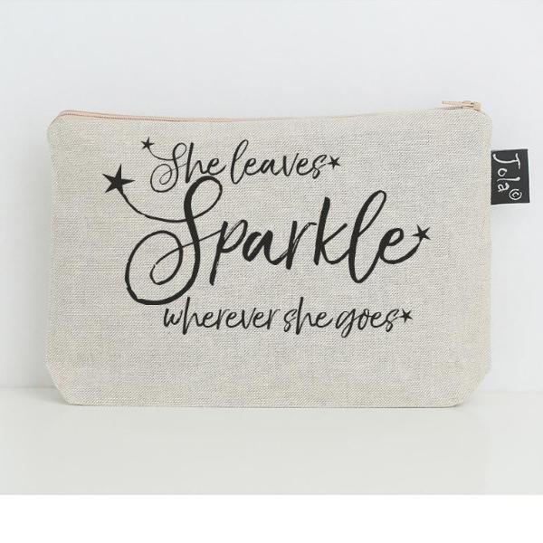 Accessories: Linen Make Up Bags - Small