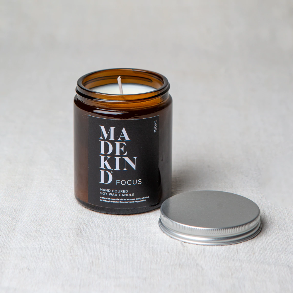 Focus - Aromatherapy Soy Wax Candles - 180ml - MadeKind