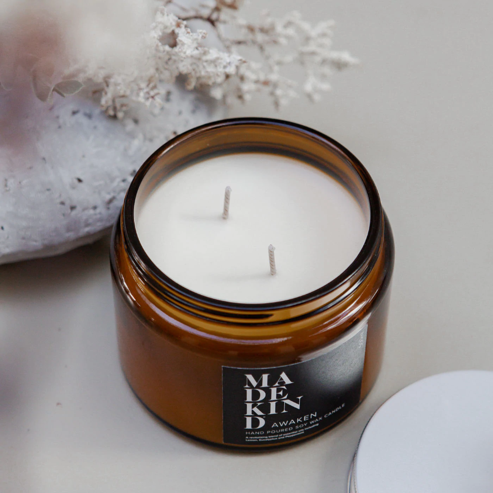 Soy Wax Candle - Focus - Large - 500ml by Made Kind