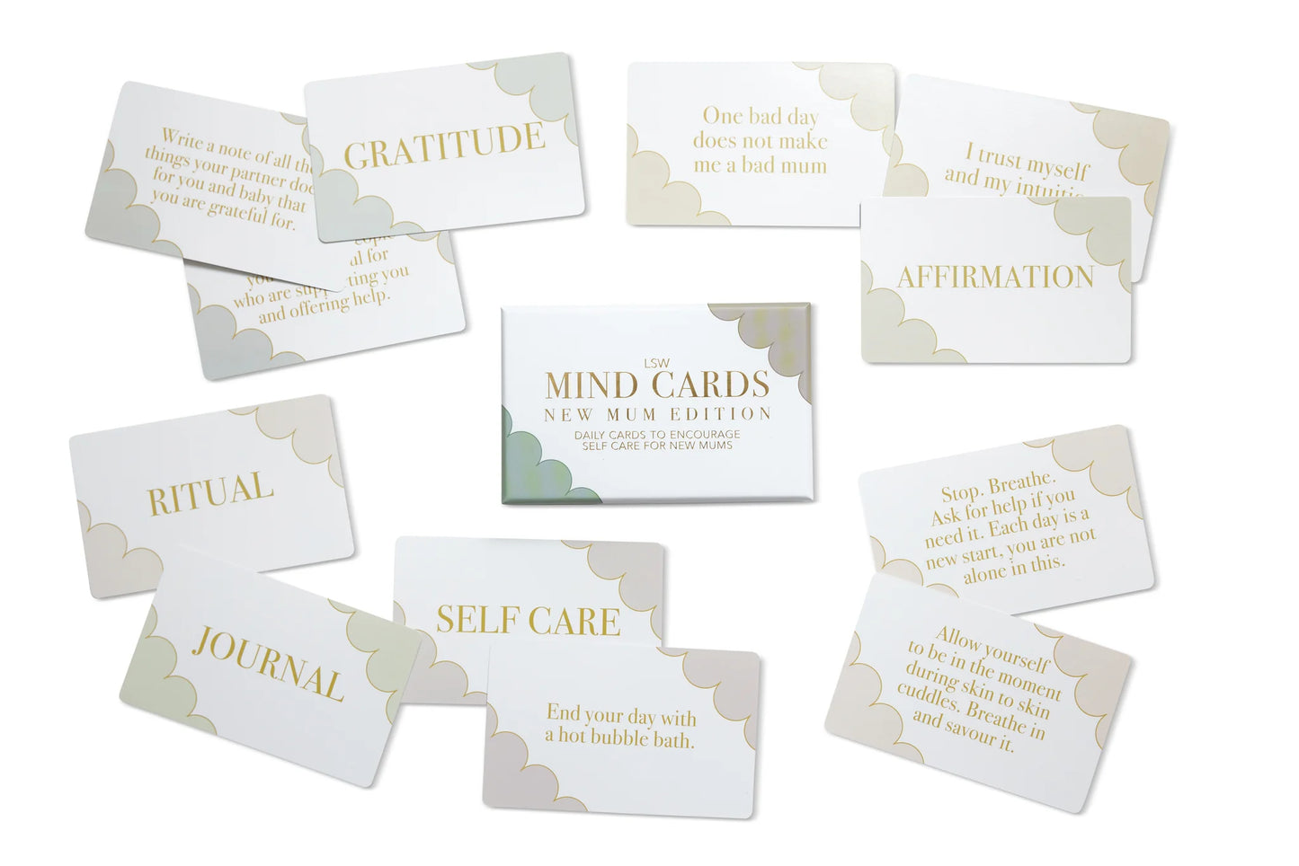 Wellbeing: LSW New Mum Self Love Mind Cards
