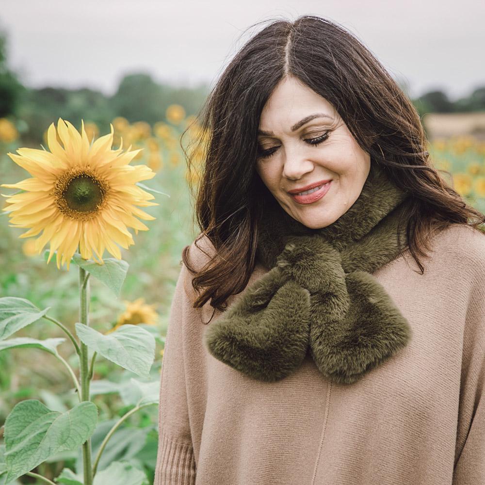 Faux Fur Scarf - various colours