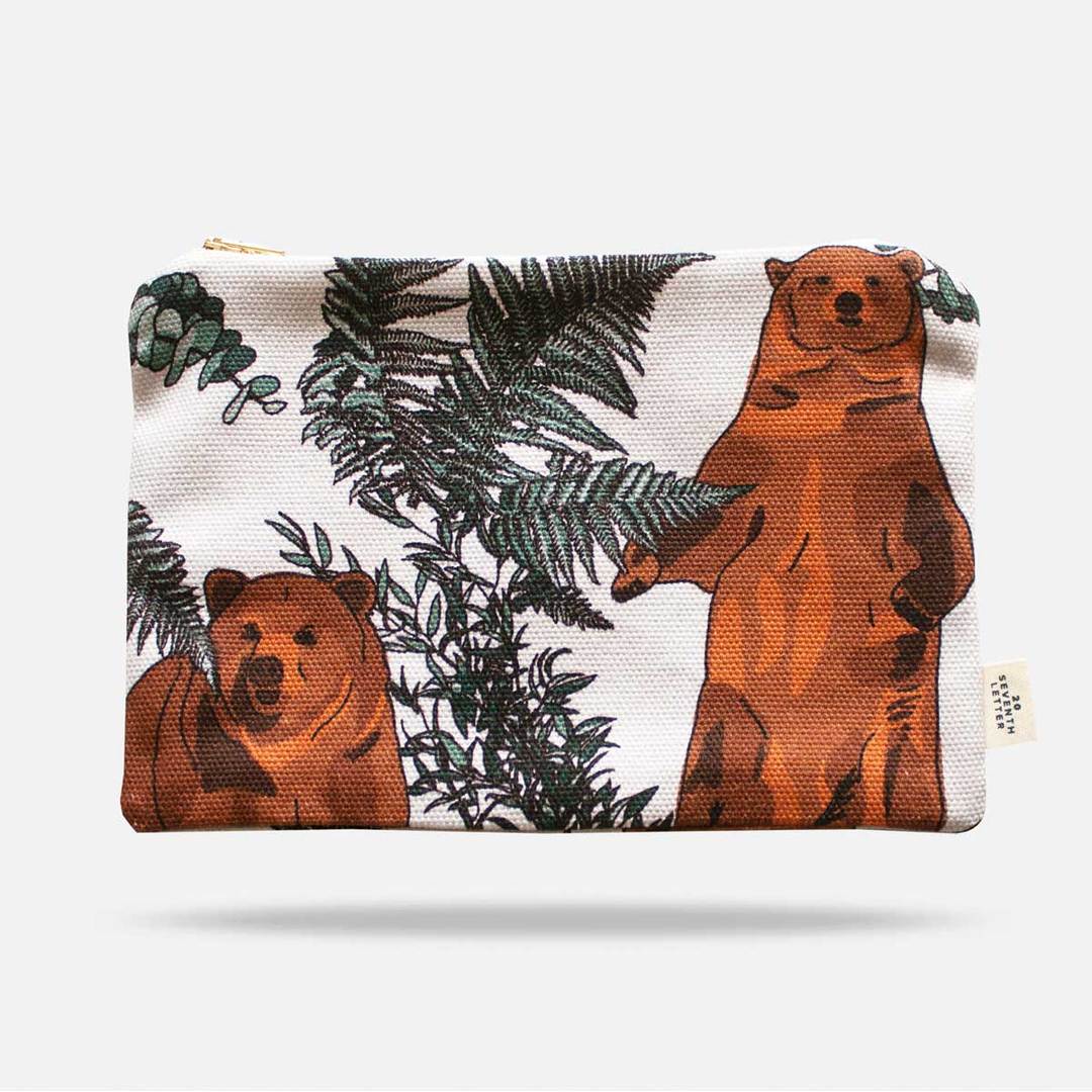 Cotton Make Up Bags by 20 SEVENTH LETTER - Handmade