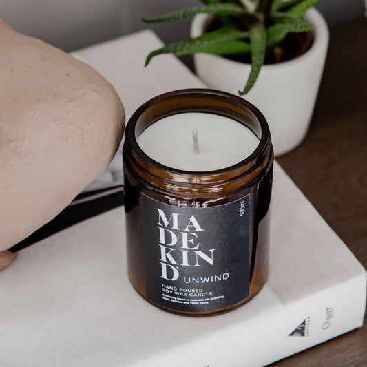 Unwind - Aromatherapy Soy Wax Candles - 180ml - MadeKind