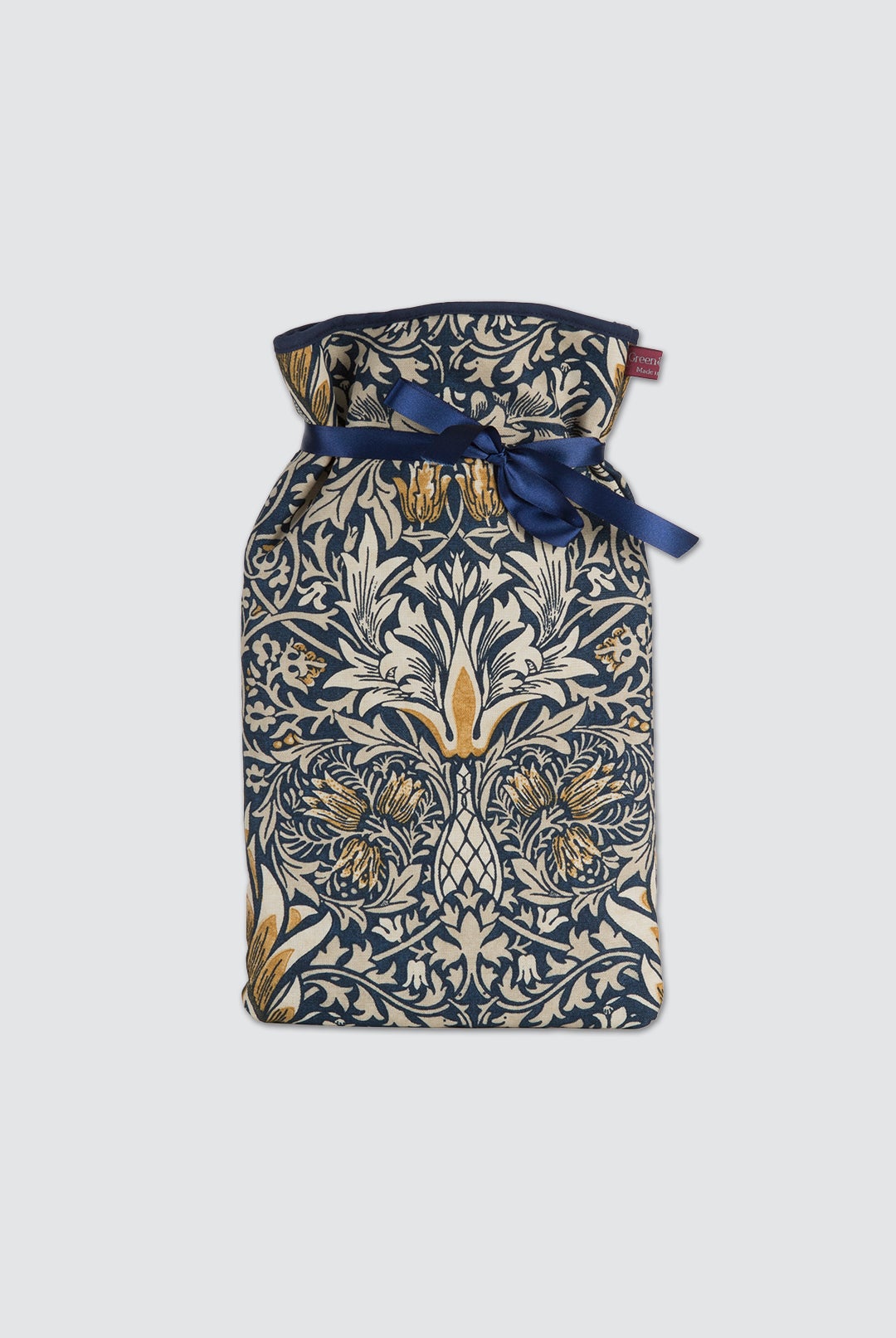 Accessories: Large Hot Water Bottle in William Morris Snakeshead by Green & Heath