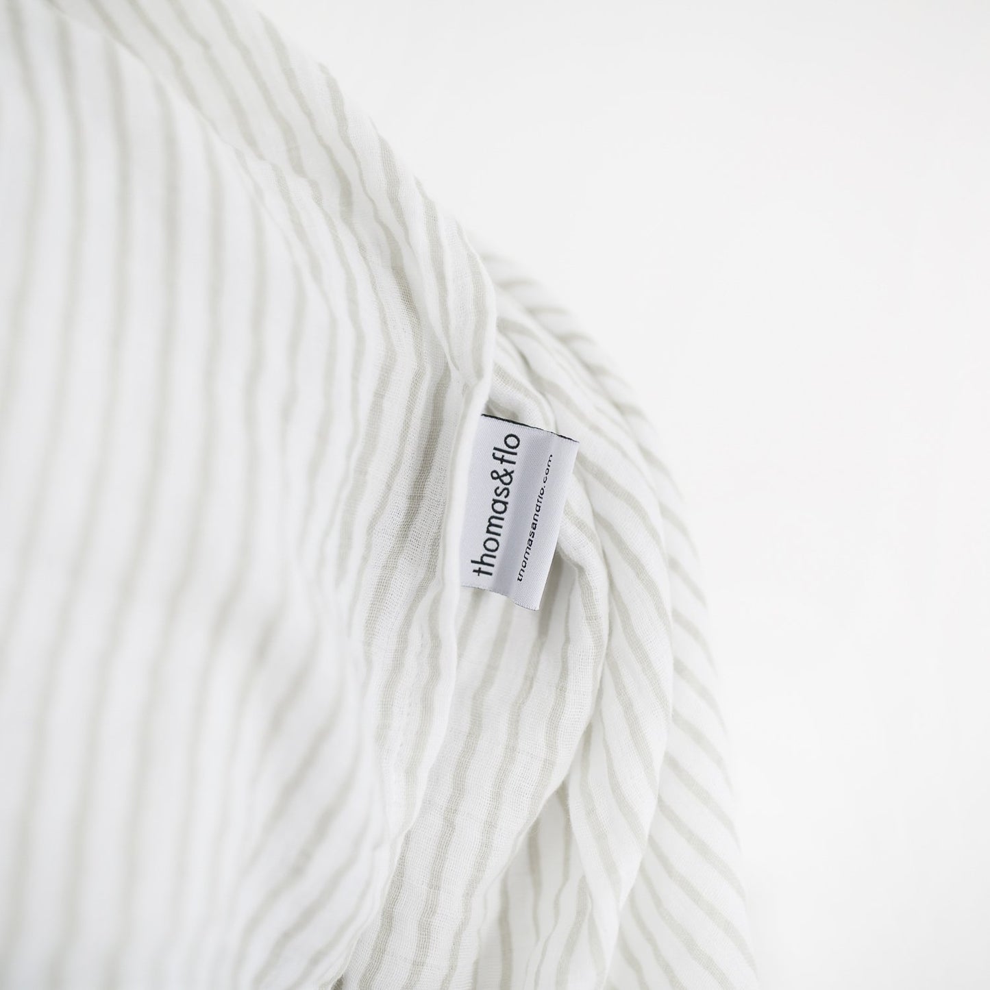 Organic Muslin Swaddle Blanket - Stripes