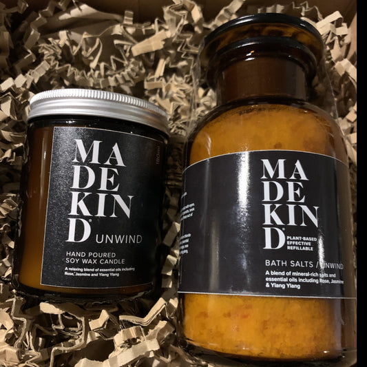 Relax and Unwind Bath Gift Box - by MadeKind