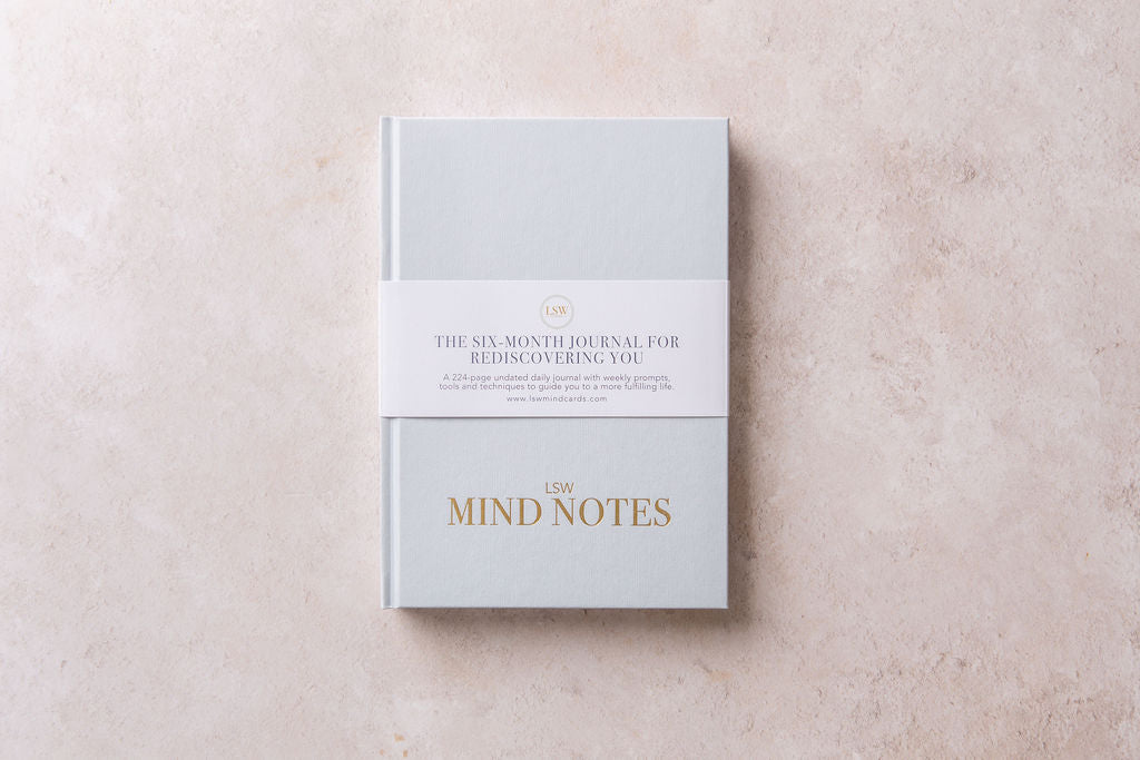 Stationery: Mind Notes 6-Month Daily Wellbeing Journal by LSW