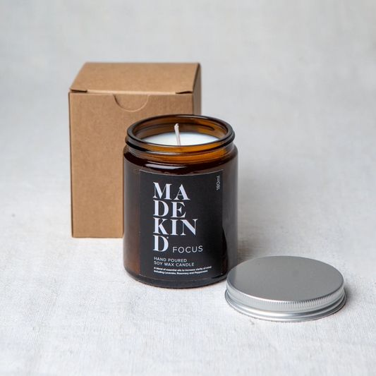 Focus - Aromatherapy Soy Wax Candles - 180ml - MadeKind