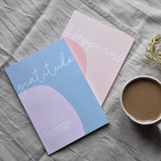 Set of 2 Slim Gratitude & Happiness Journals